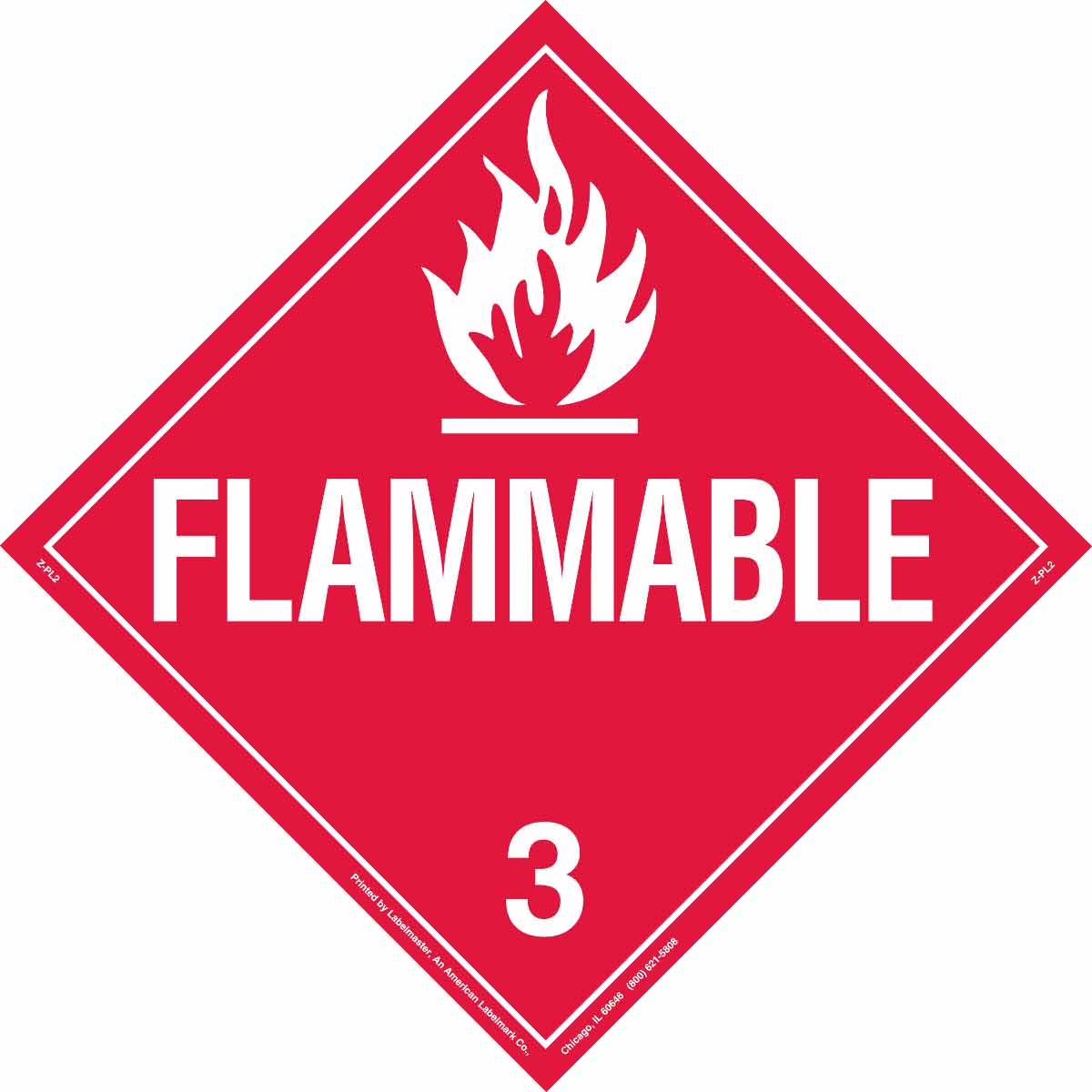 Black/Red/White Brady 145015 FiberglassDanger Flammable Gas 10 H x 14 W Sign 