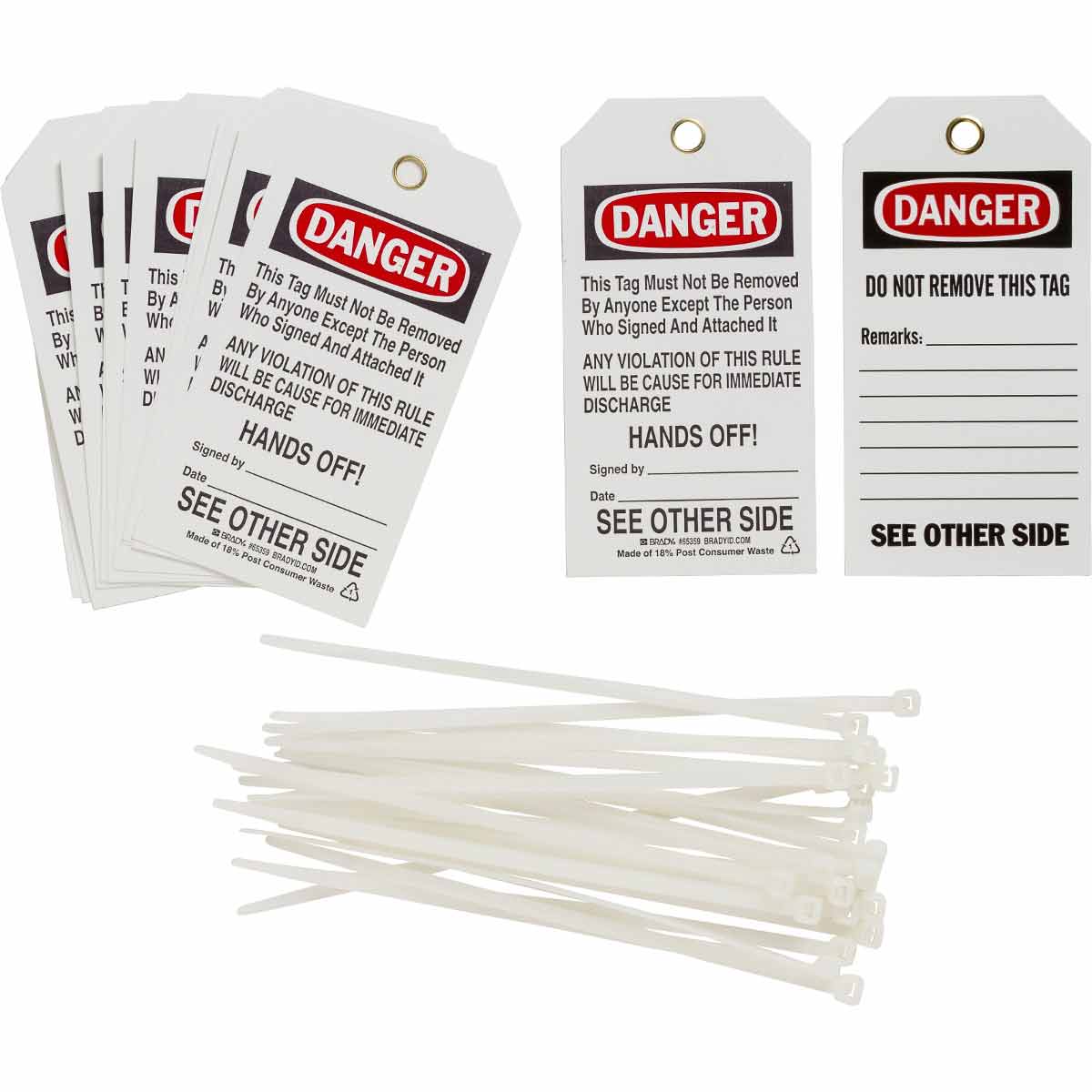 65359 TAG B851 5.75X3 BK/RD/WH 2SD REVA 25/PK