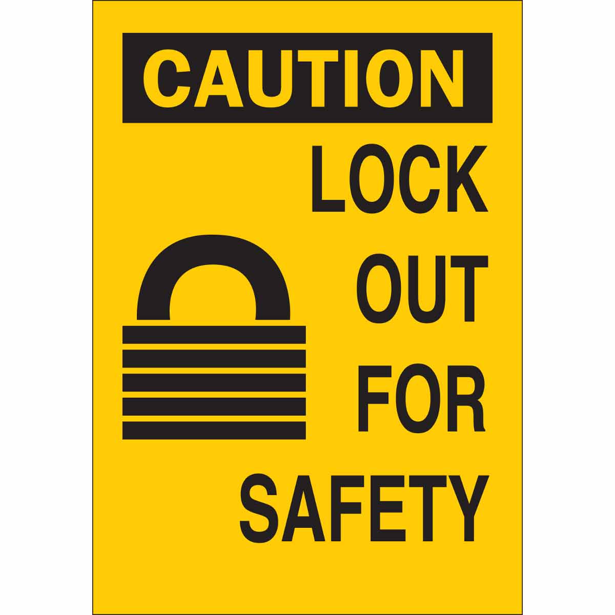 Lock area. Manual Backup only Handle Lock Caution. Brady Corporation.