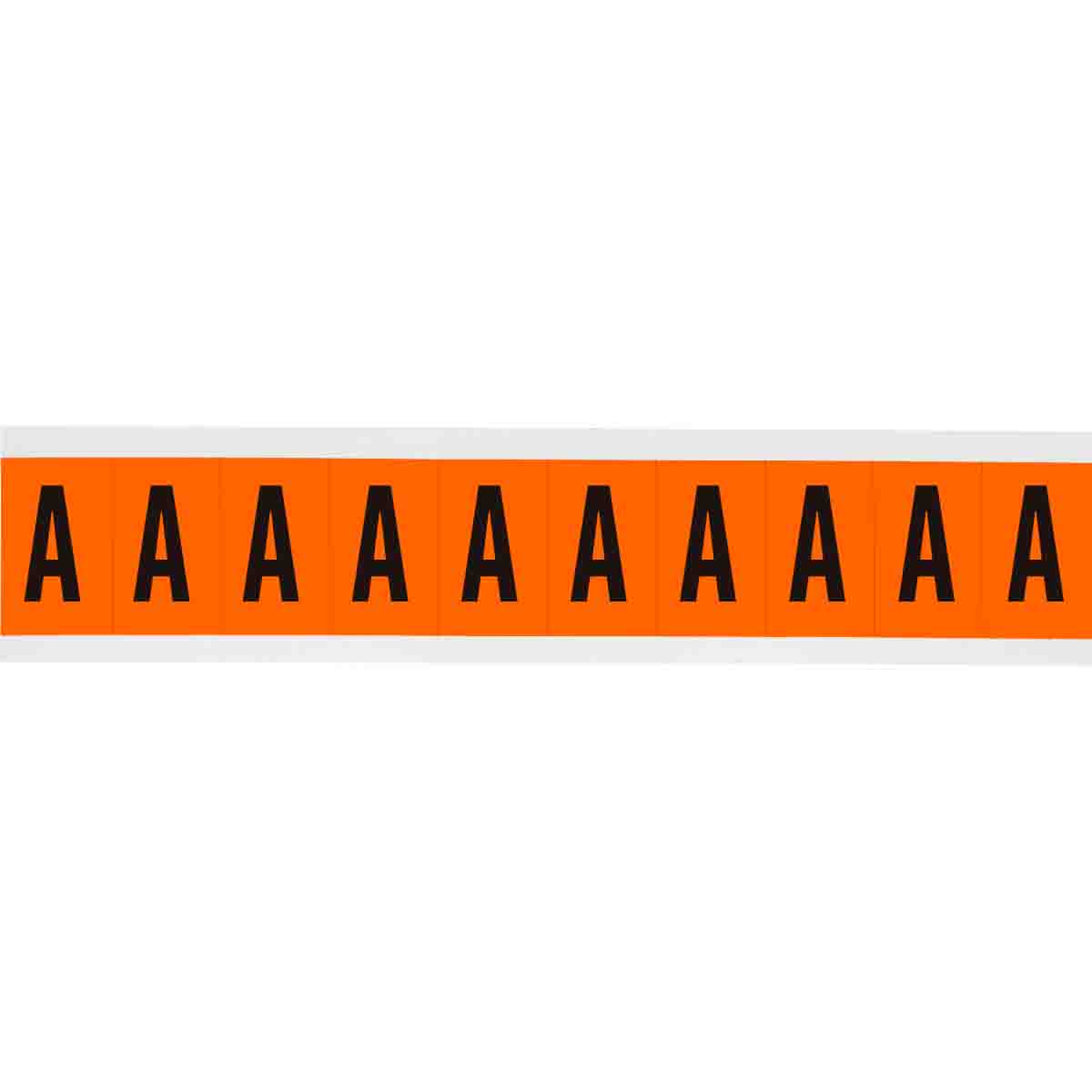 6560-A 1 in Vinyl N&L Black on Orange A 10/PK