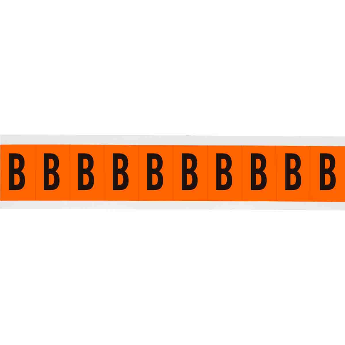 6560-B 1 in Vinyl N&L Black on Orange B 10/PK