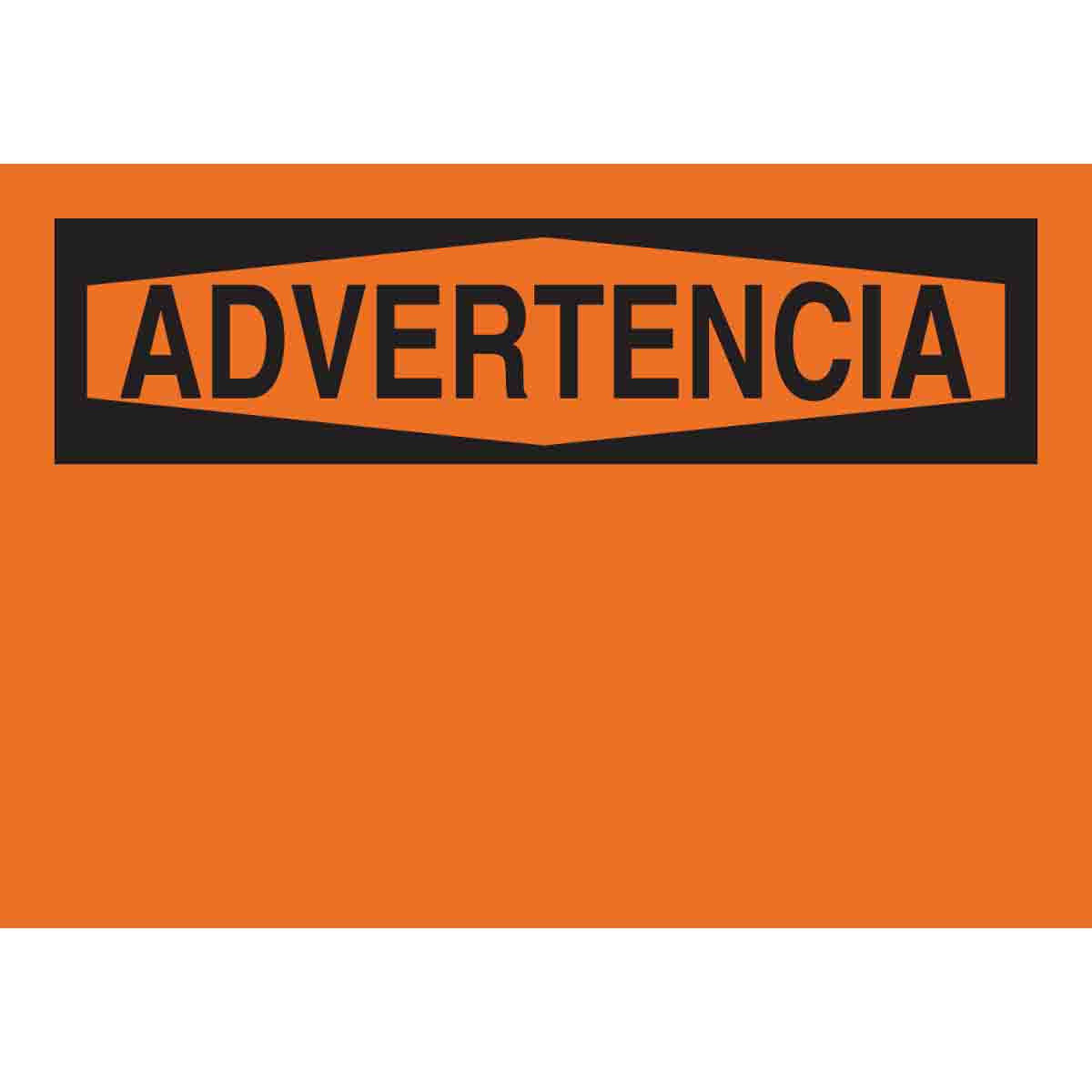 65828 B555 10X14 BLK/ORG SPANISH