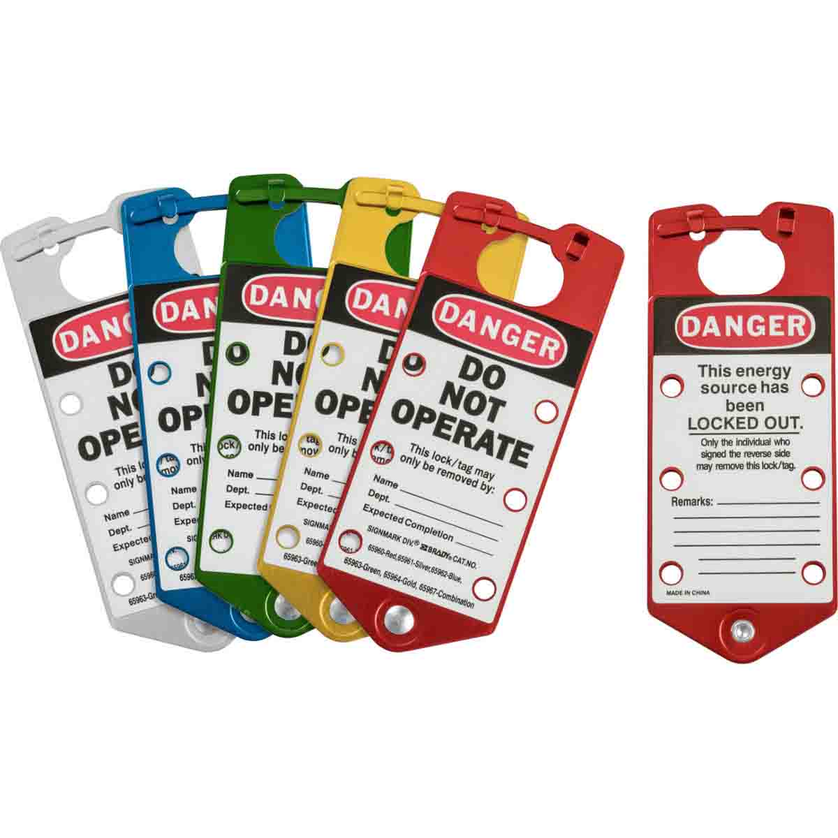 65967 COMBO PACK-L/O HASP-ALUMINIUM