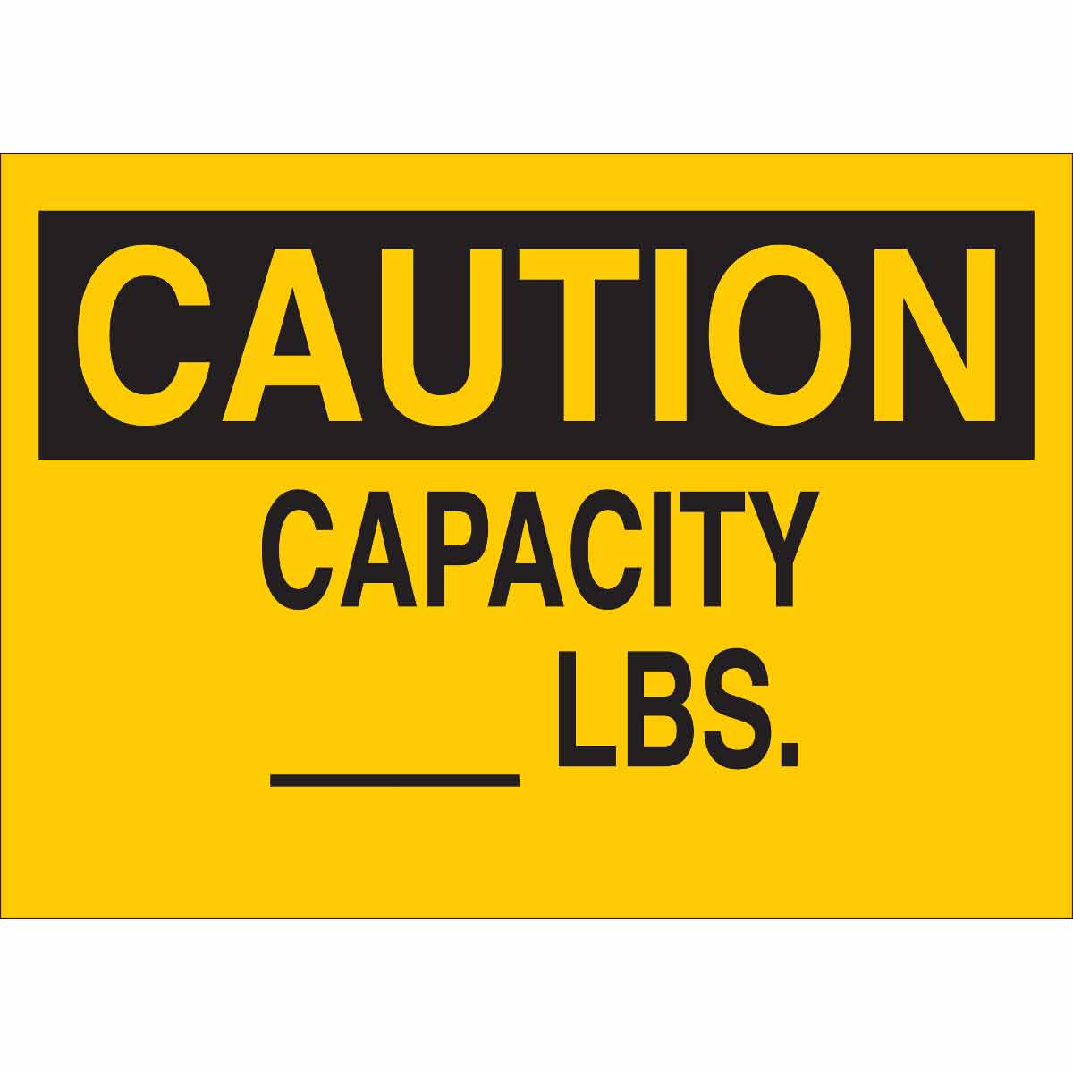 85573 B302-10X14-YK-O-CAU-CAPACITY _____ LBS.