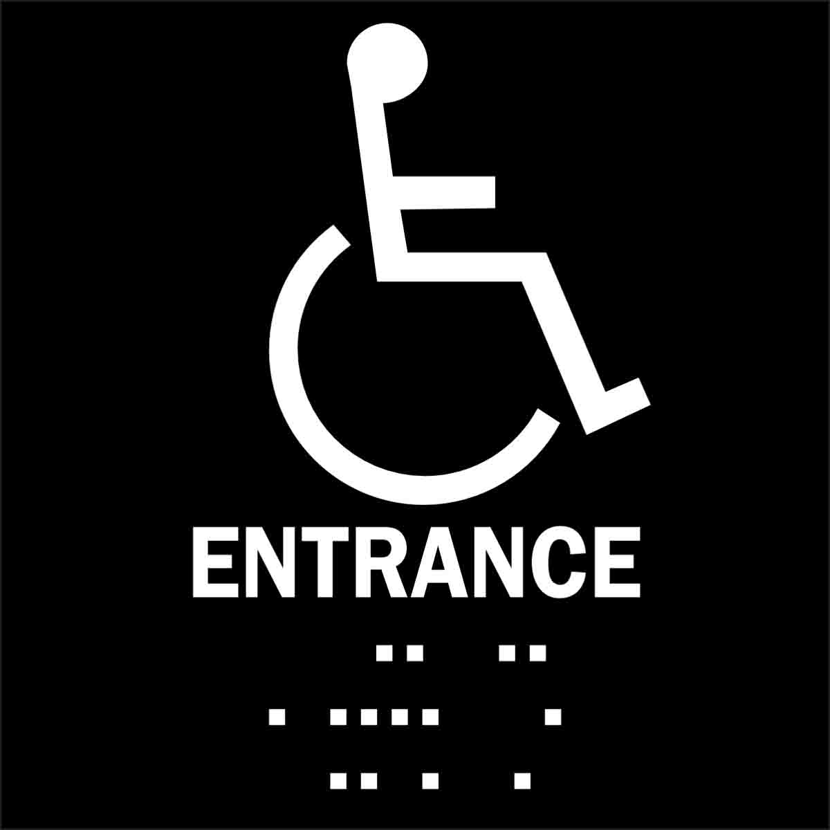 70161 BRAILLE (ADA) SIGN