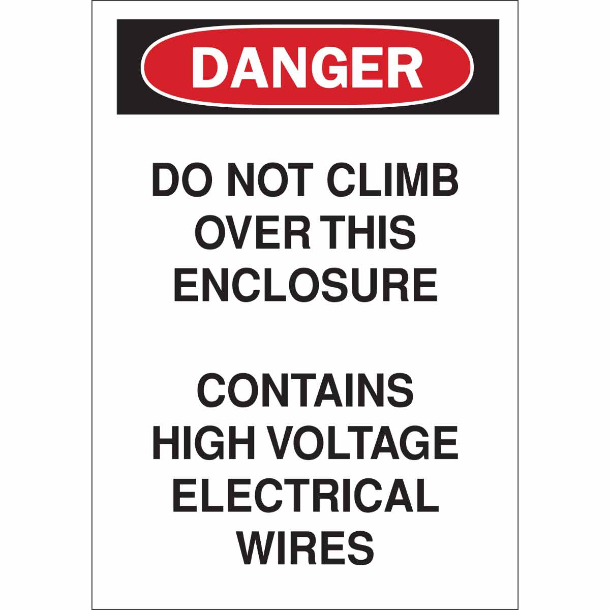 70402 ELECTRICAL HAZARD SIGN