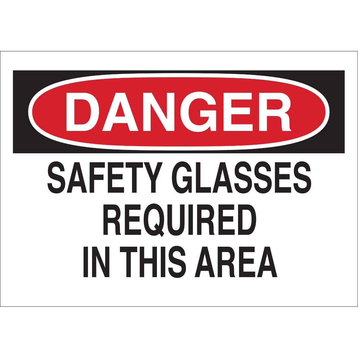 85018 B302-10X14-WK-O-DAN-SAFETY GLASSES REQU
