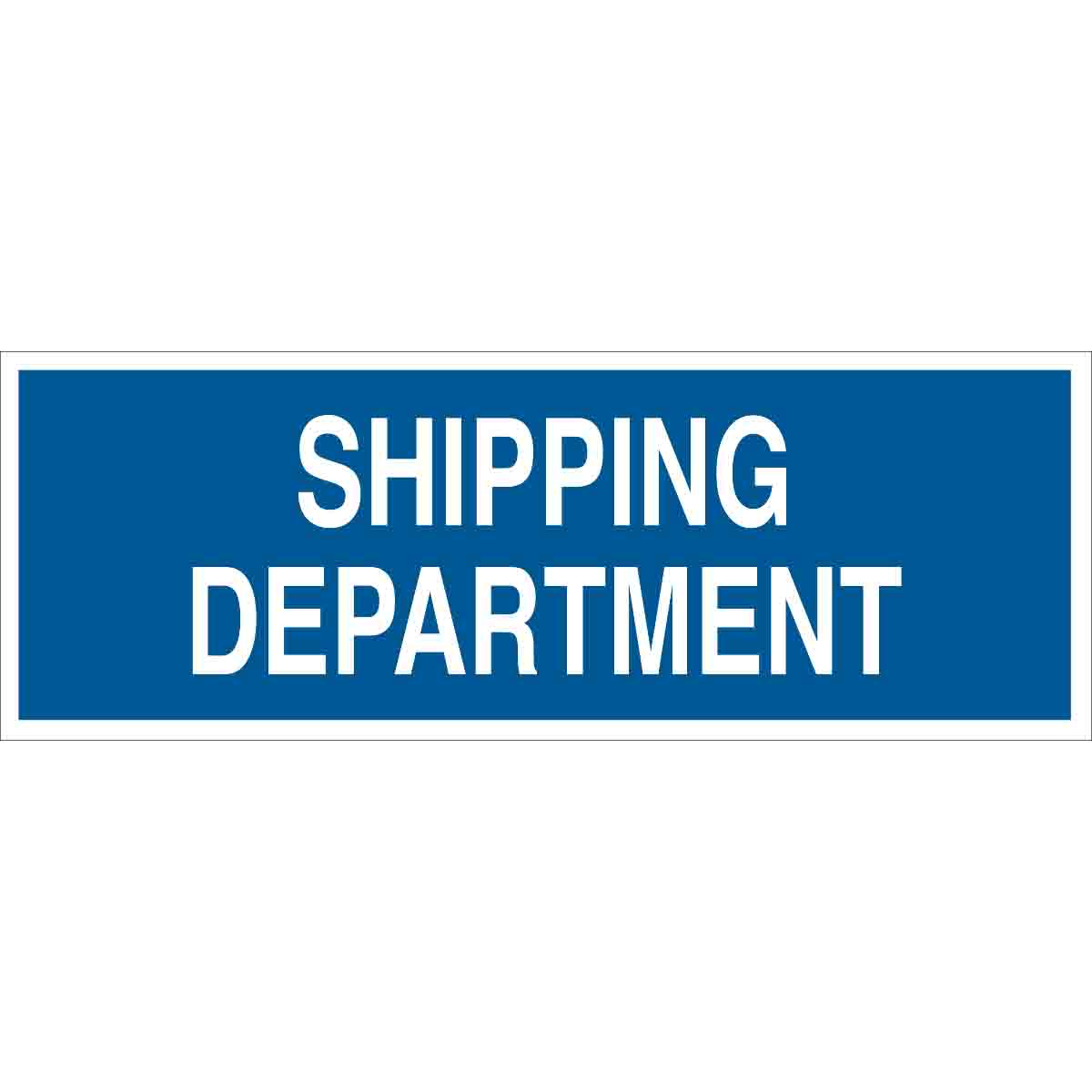 70526 B120,10X28,WHT/BLU,SHIPPING DEPARTMENT