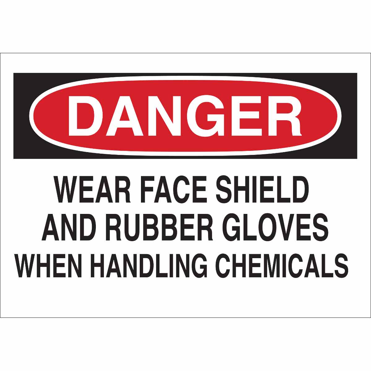 70582 CHEMICAL & HAZARDOUS MATERIAL SIGN