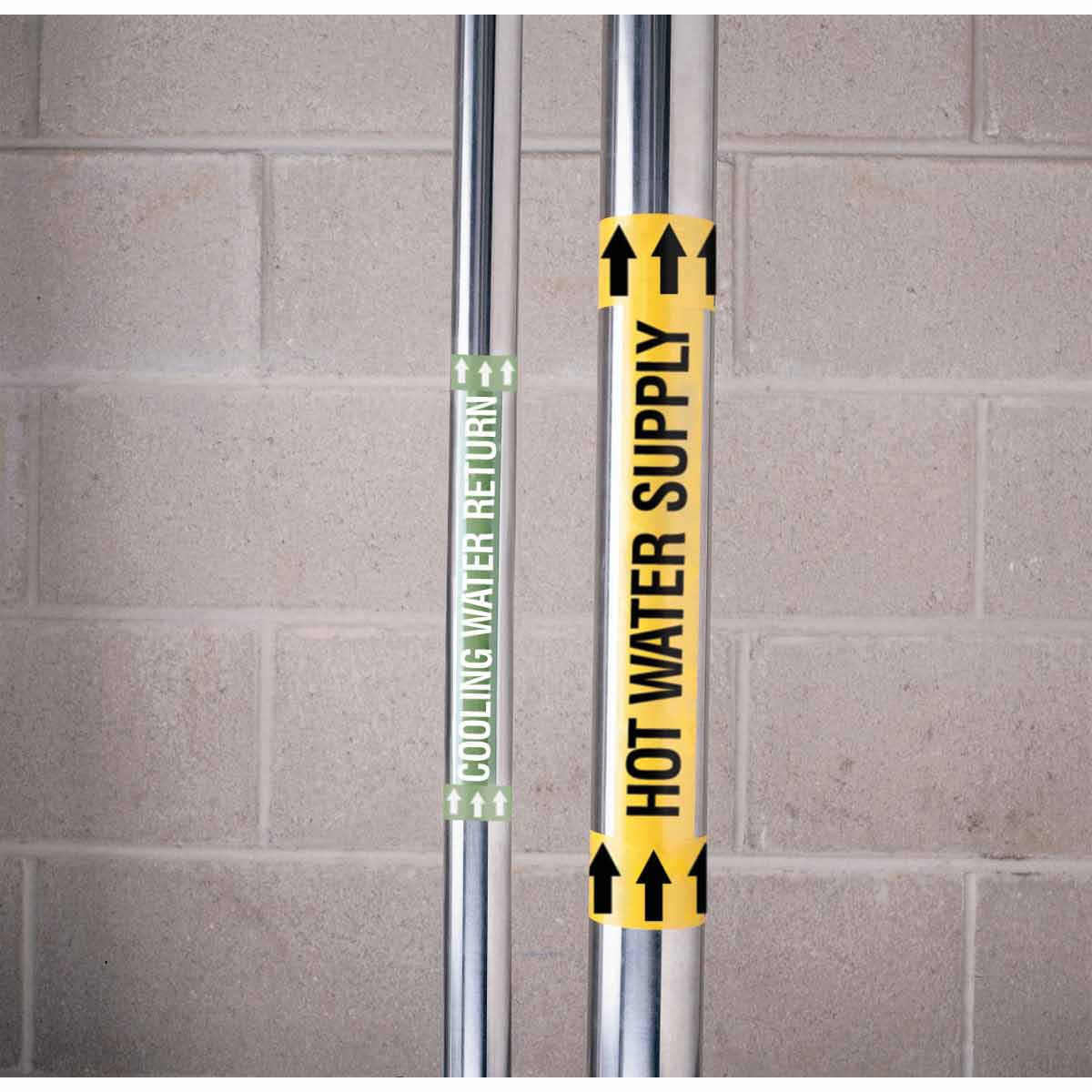 Domestic Cold Water Pipe Marker Brady Part 70844 Brady