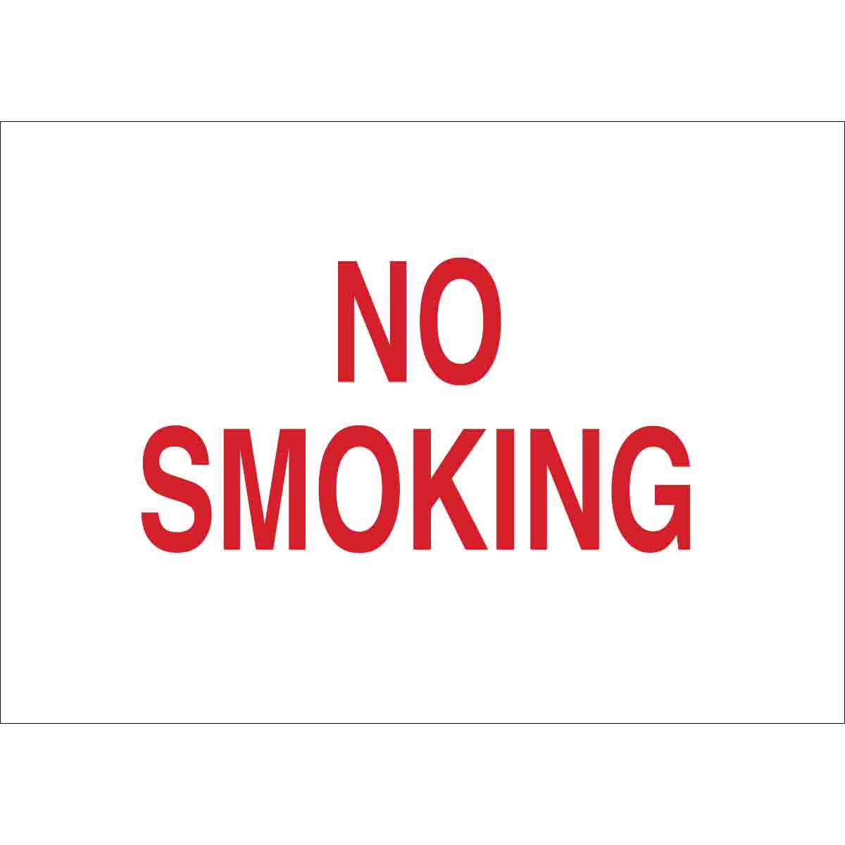 88426 B302-10X14-WG-O-NO SMOKING SIGN