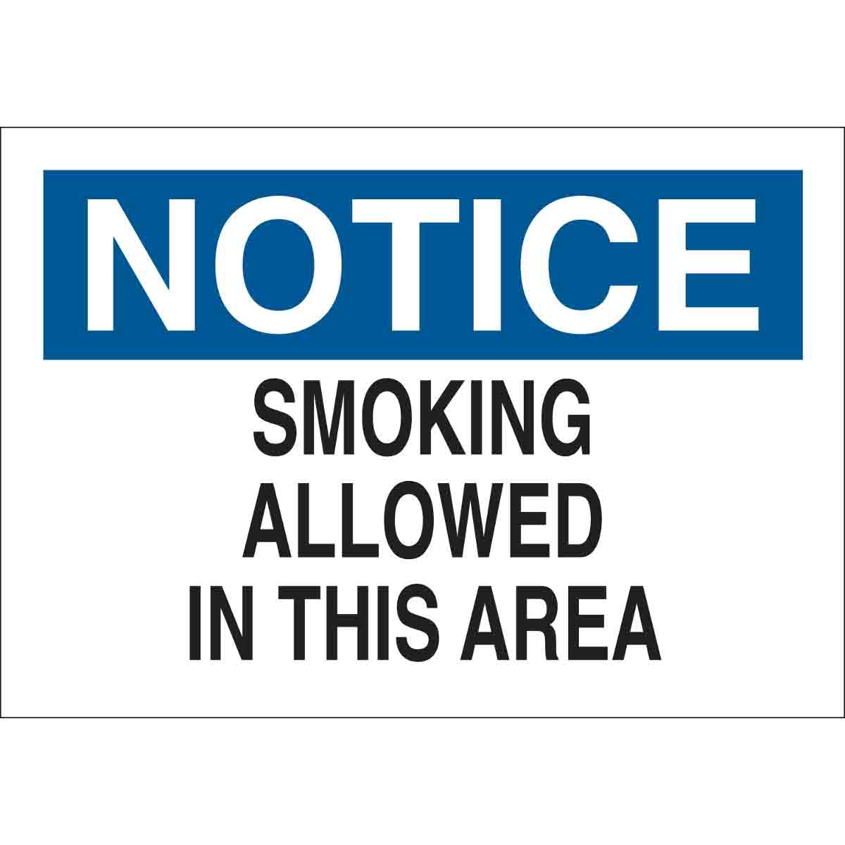 88393 B302-10X14-WK-O-NOT-SMOKING ALLOWED