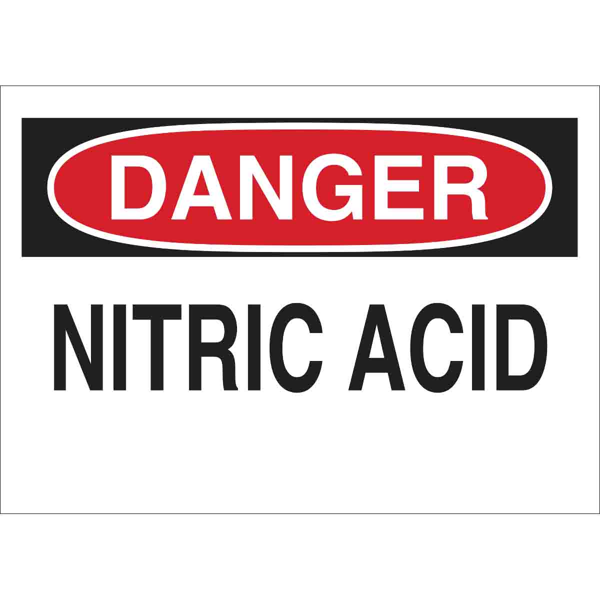 84425 CHEMICAL & HAZARDOUS MATERIAL SIGN