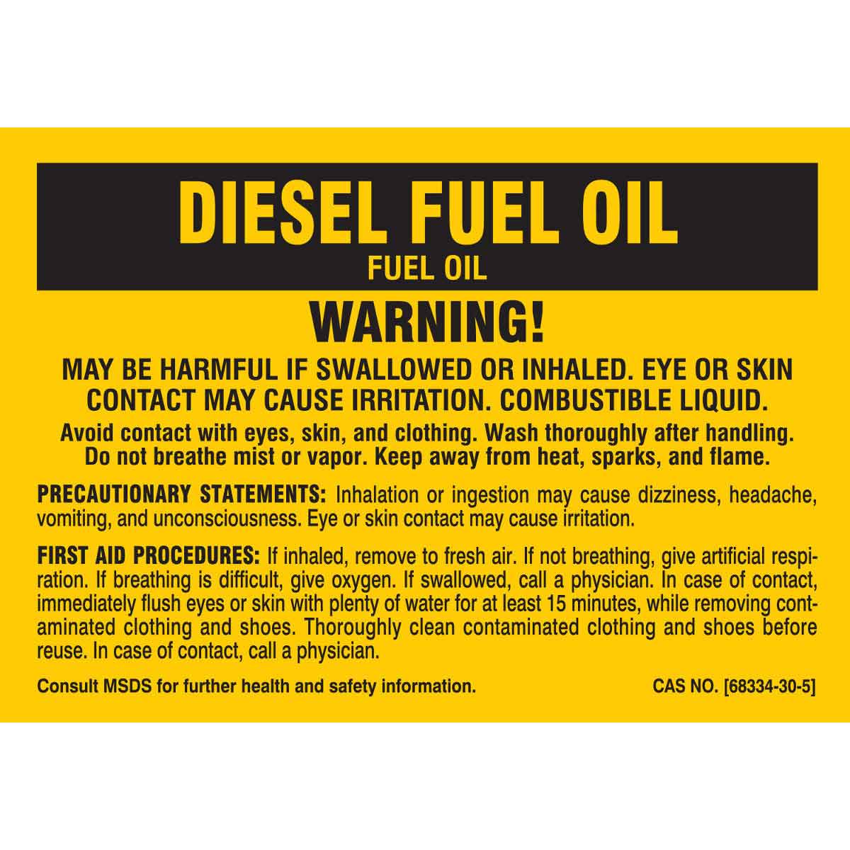 7254RLS B-302 7X10 25/PK DIESEL FUEL OIL