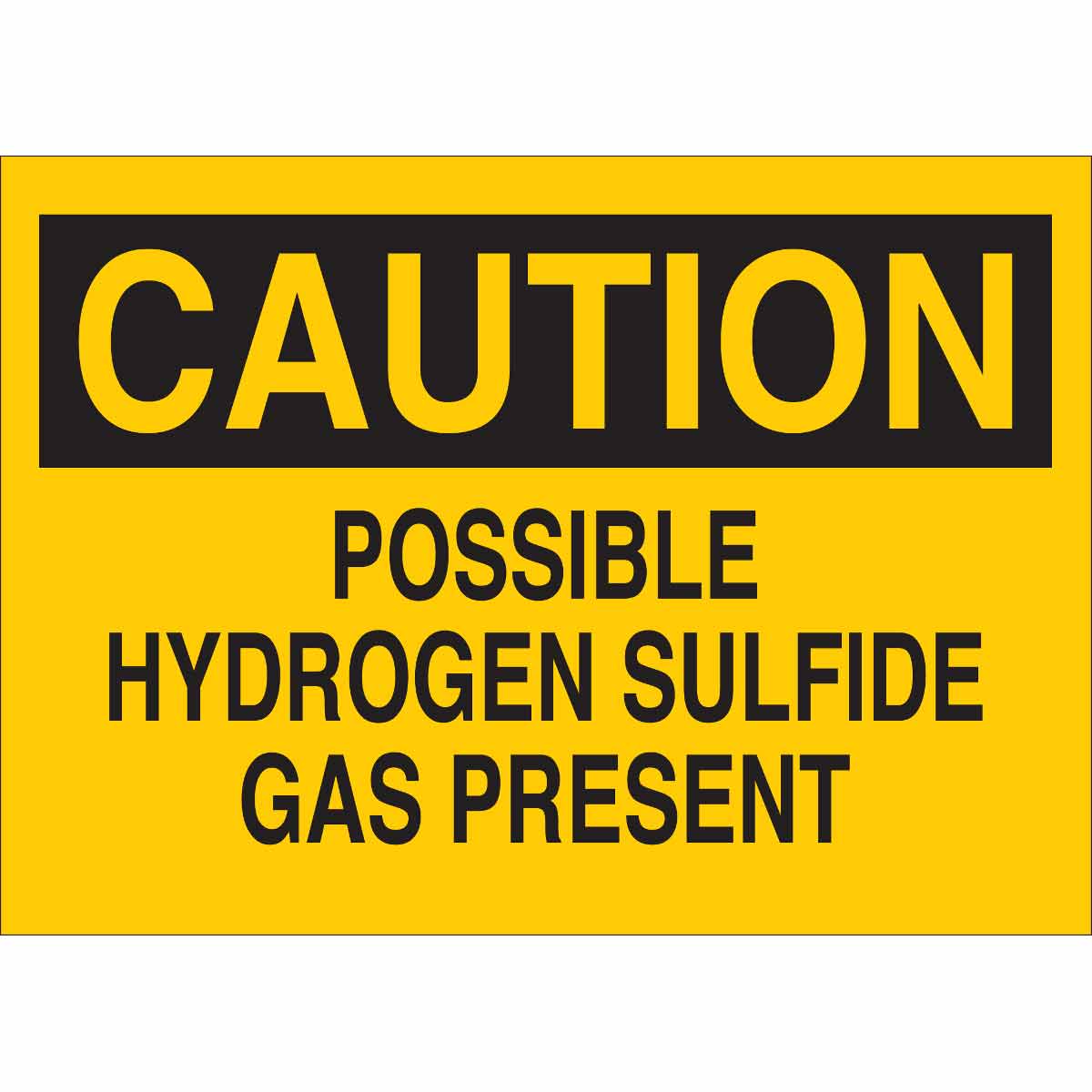 72573 CHEMICAL & HAZARDOUS MATERIAL SIGN