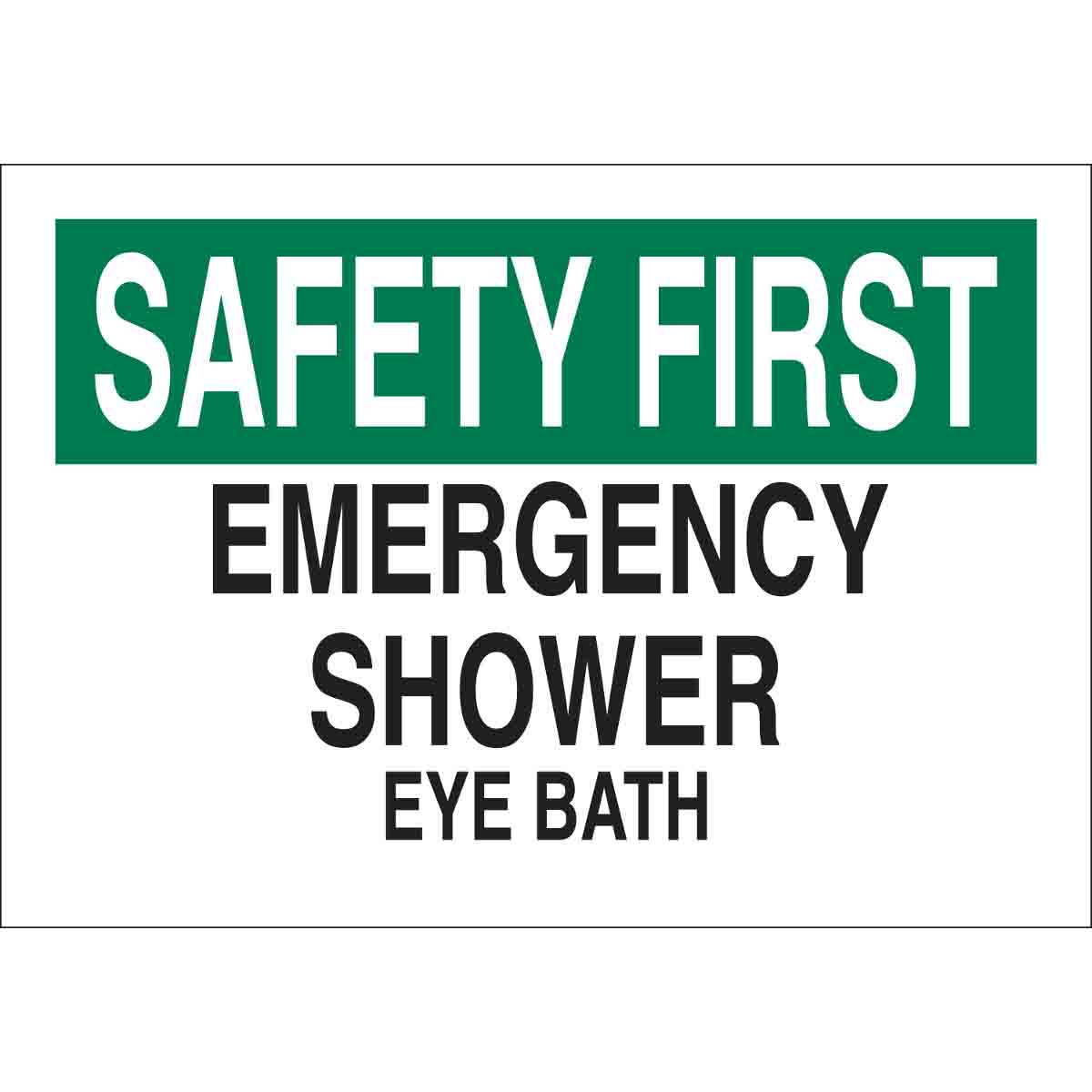85046 B302-10X14-WK-O-SAF-EMERGENCY SHOWER
