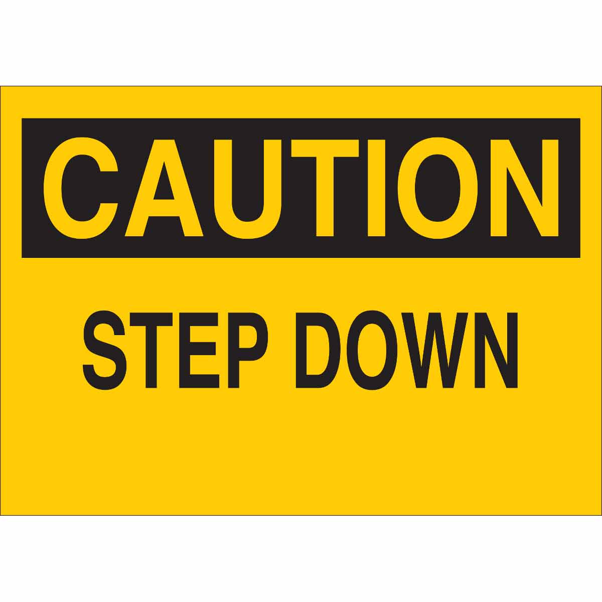 85887 FALL PROTECTION SIGN