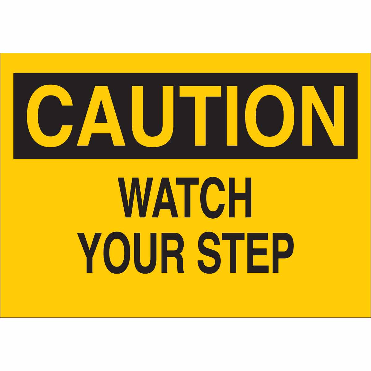 printable watch your step sign