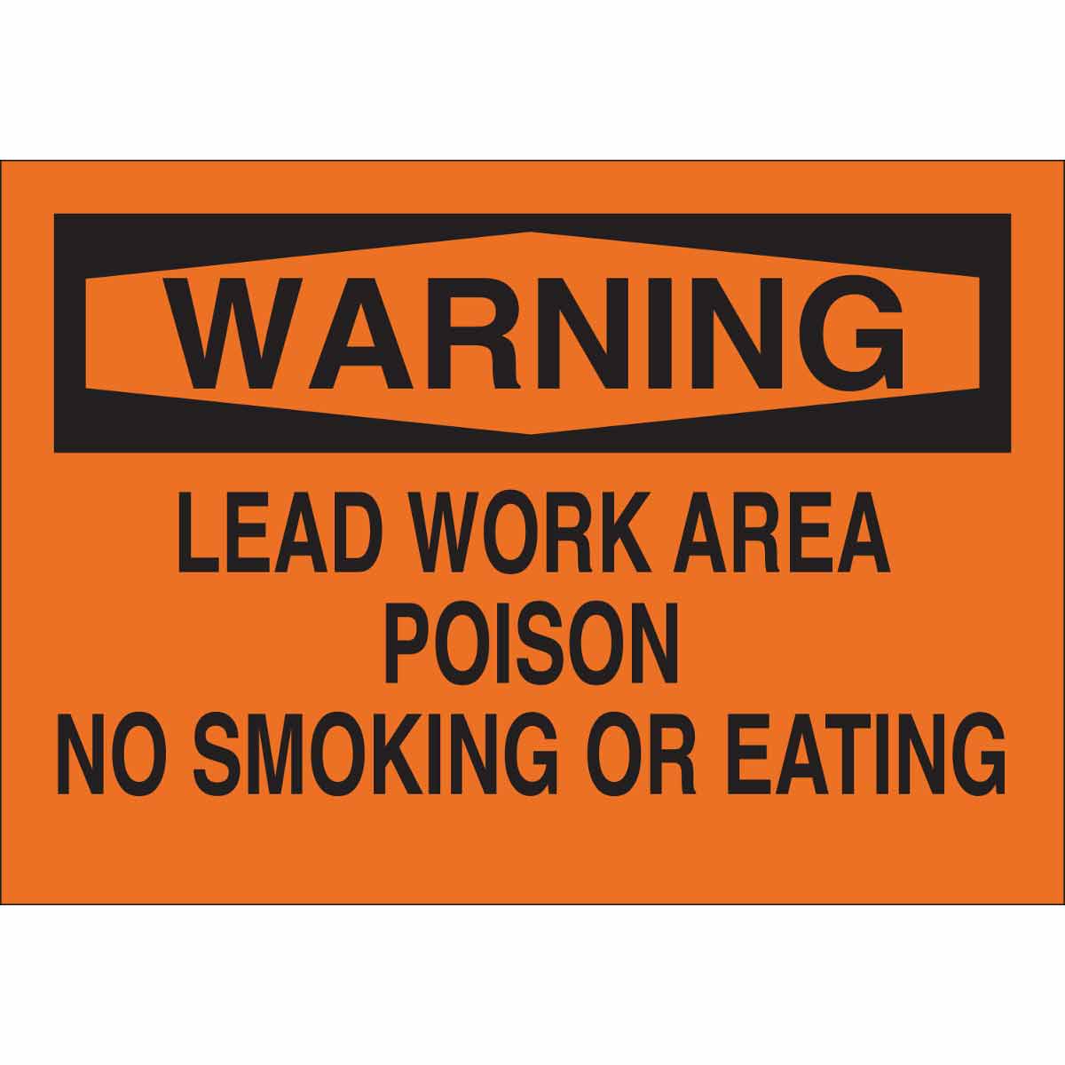 85550 CHEMICAL & HAZARDOUS MATERIAL SIGN