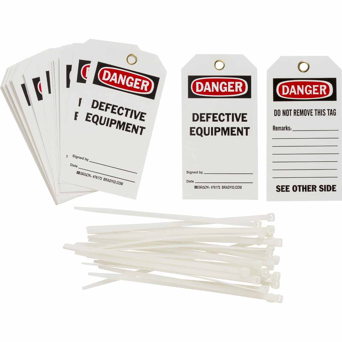 76172 TAG B851 5.75X3 BK/RD/WH 2SD REVA 25/PK