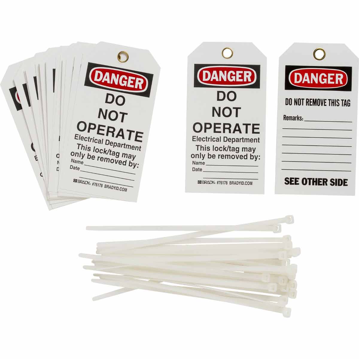 76178 TAG B851 5.75X3 BK/RD/WH 2SD REVA 25/PK