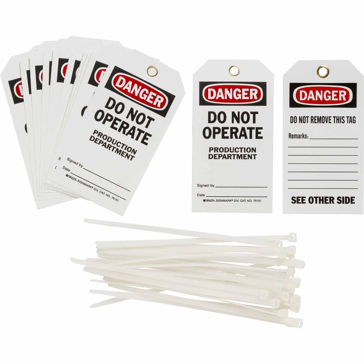 76181 TAG B851 5.75X3 BK/RD/WH 2SD REVA 25/PK