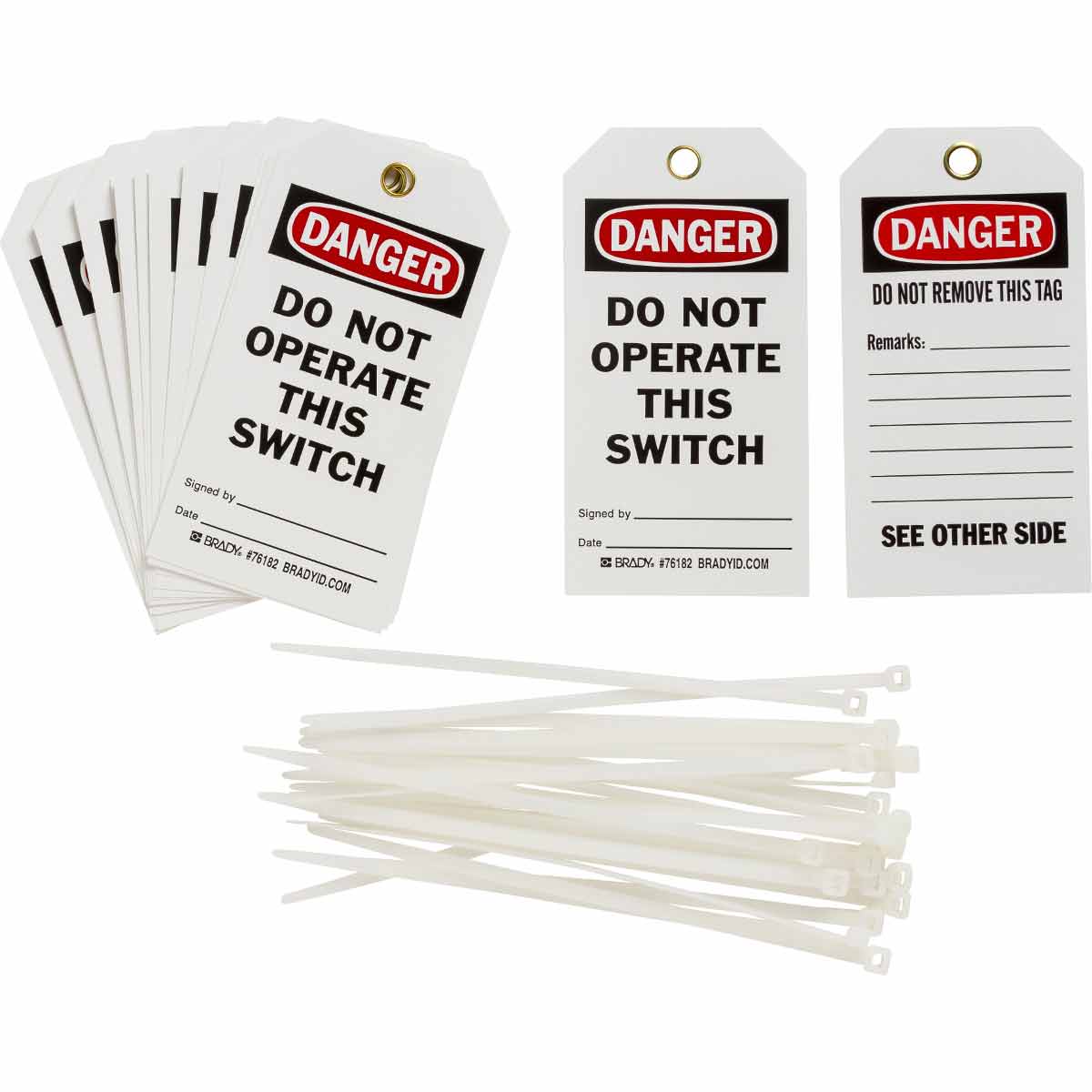 76182 TAG B851 5.75X3 BK/RD/WH 2SD REVA 25/PK