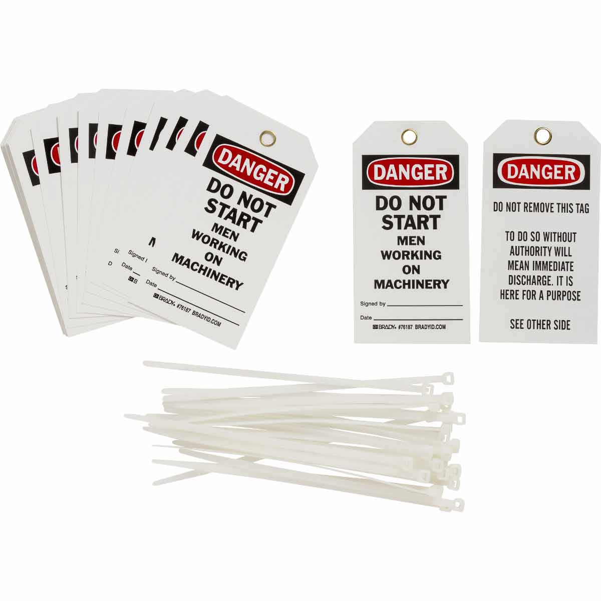 76187 TAG B851 5.75X3 BK/RD/WH 2SD REVH 25/PK