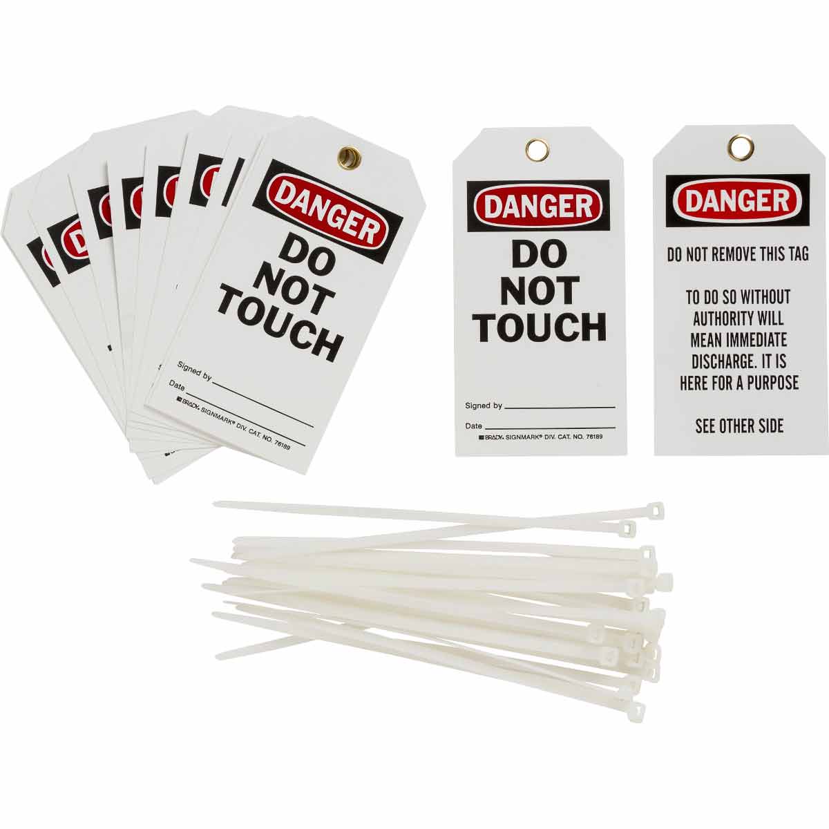 76189 TAG B851 5.75X3 BK/RD/WH 2SD REVH 25/PK