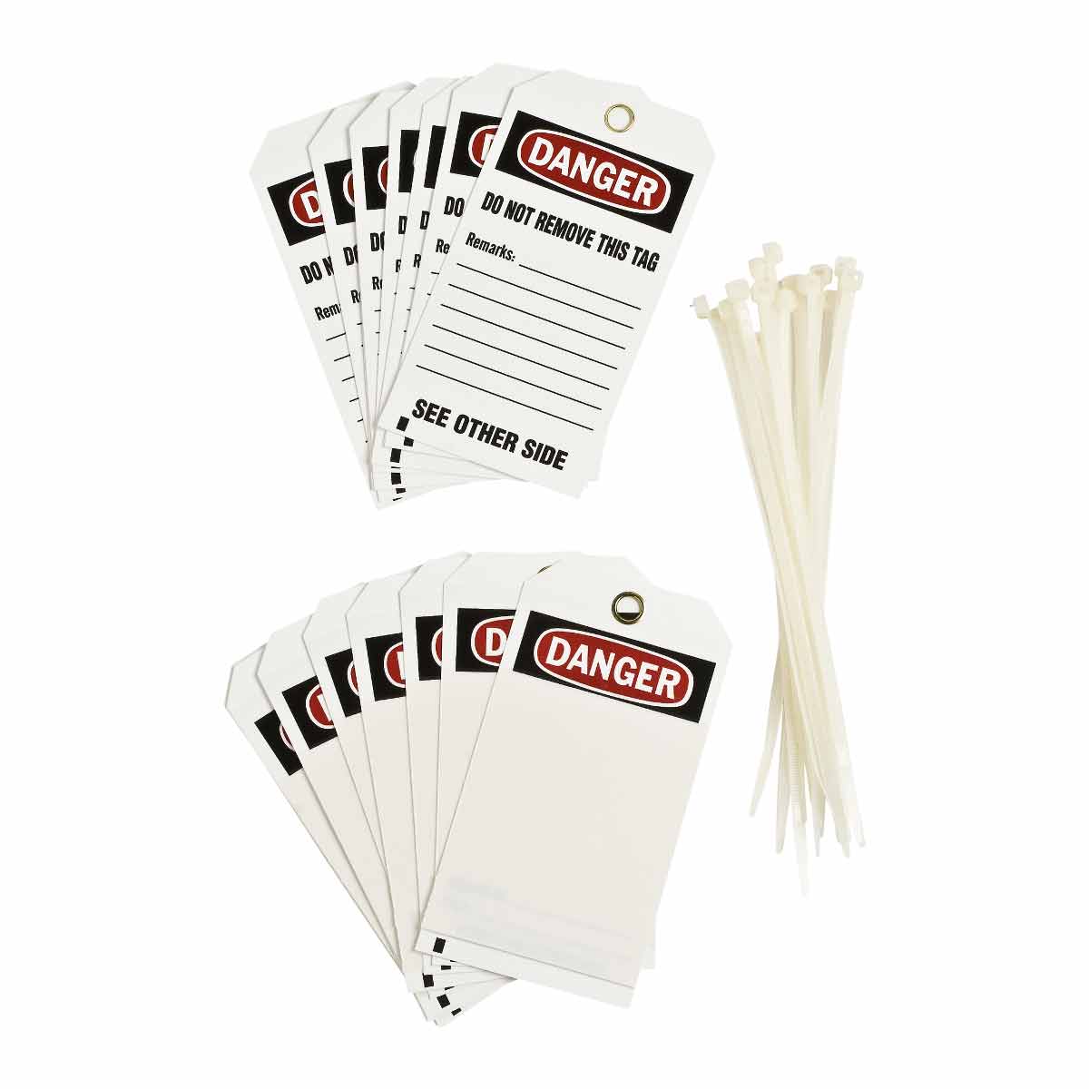 76192 TAG B851 5.75X3 BK/RD/WH 2SD 1-FLAP 25PK