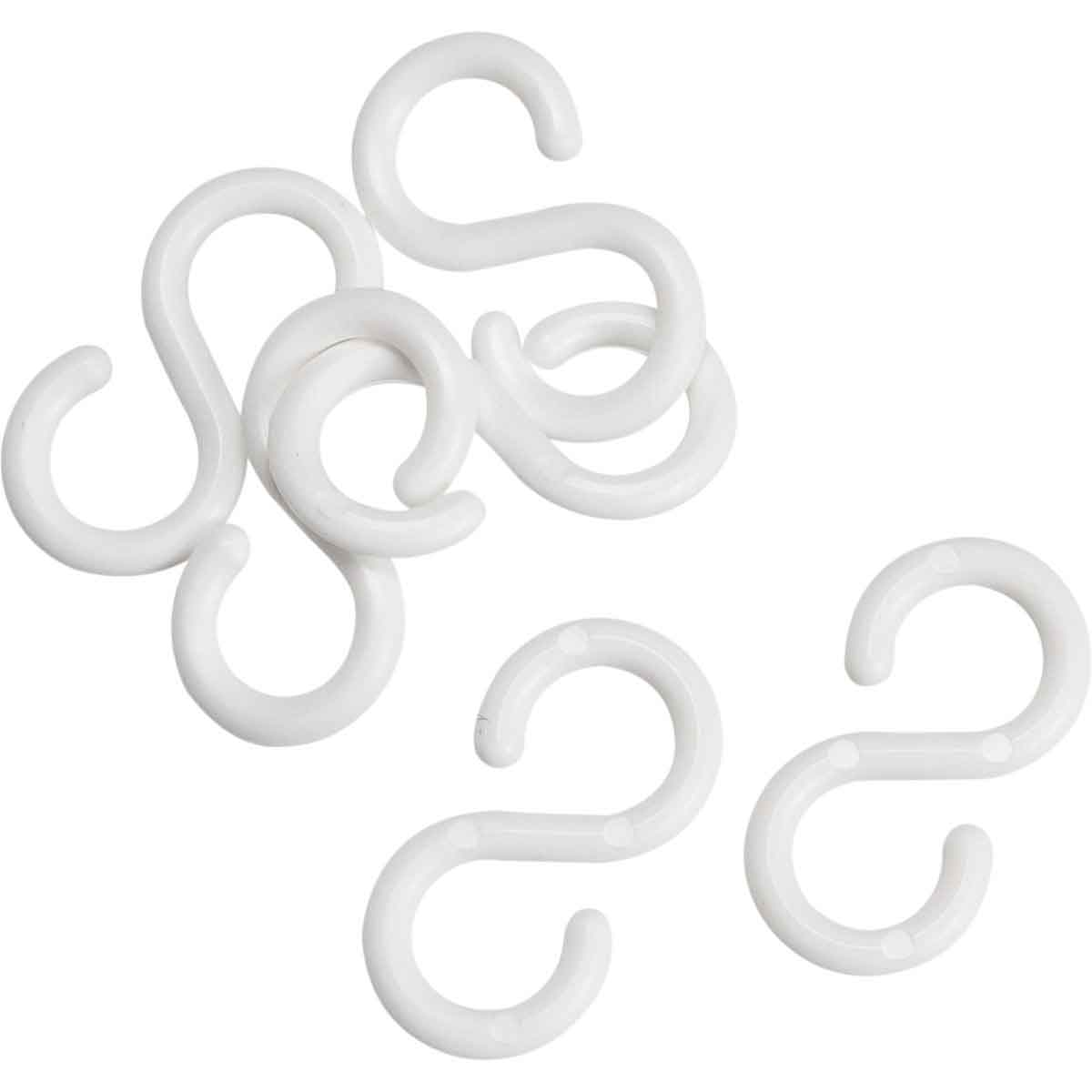 78258 CONNECTING S HOOK 2.0" WHT
