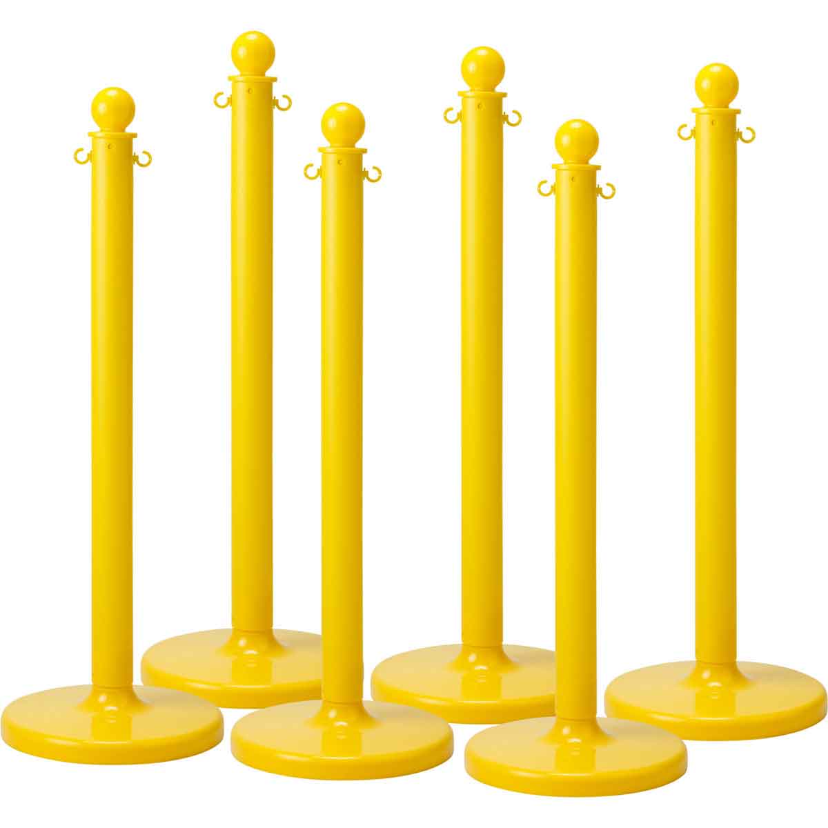 80944 BRADYLINK WRNG POST-SOLID YLW-SML 6/PK
