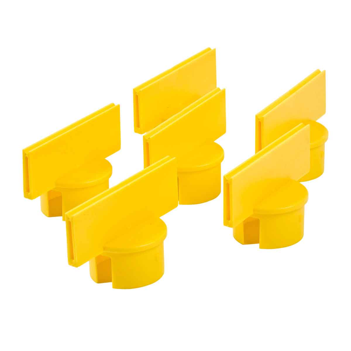 80961 SMALL SIGN POST ADAPTOR-YELLOW 5 X1.75