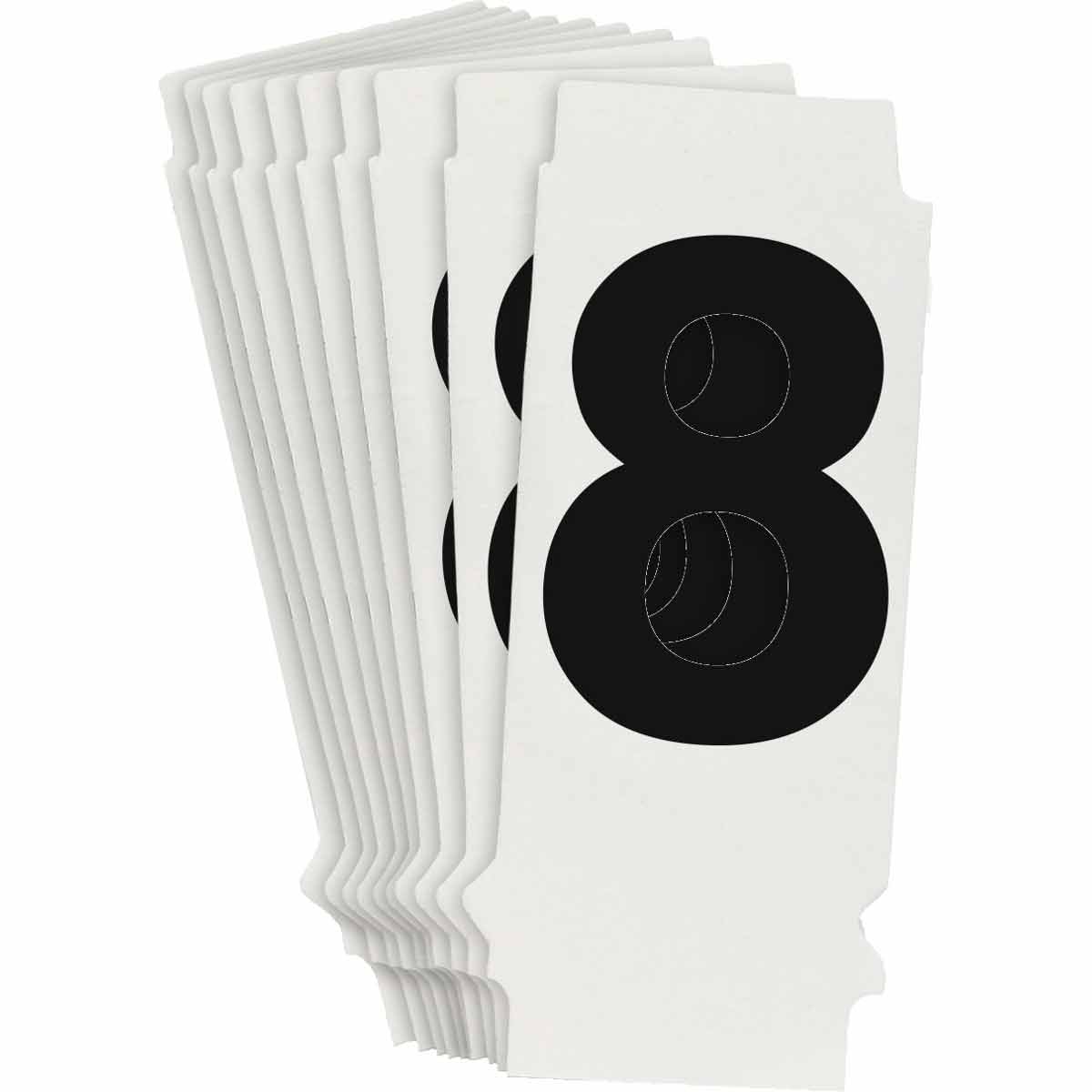 8200P-8 QA 8200 Series B302 1" Lbl, 8 BK 10PK