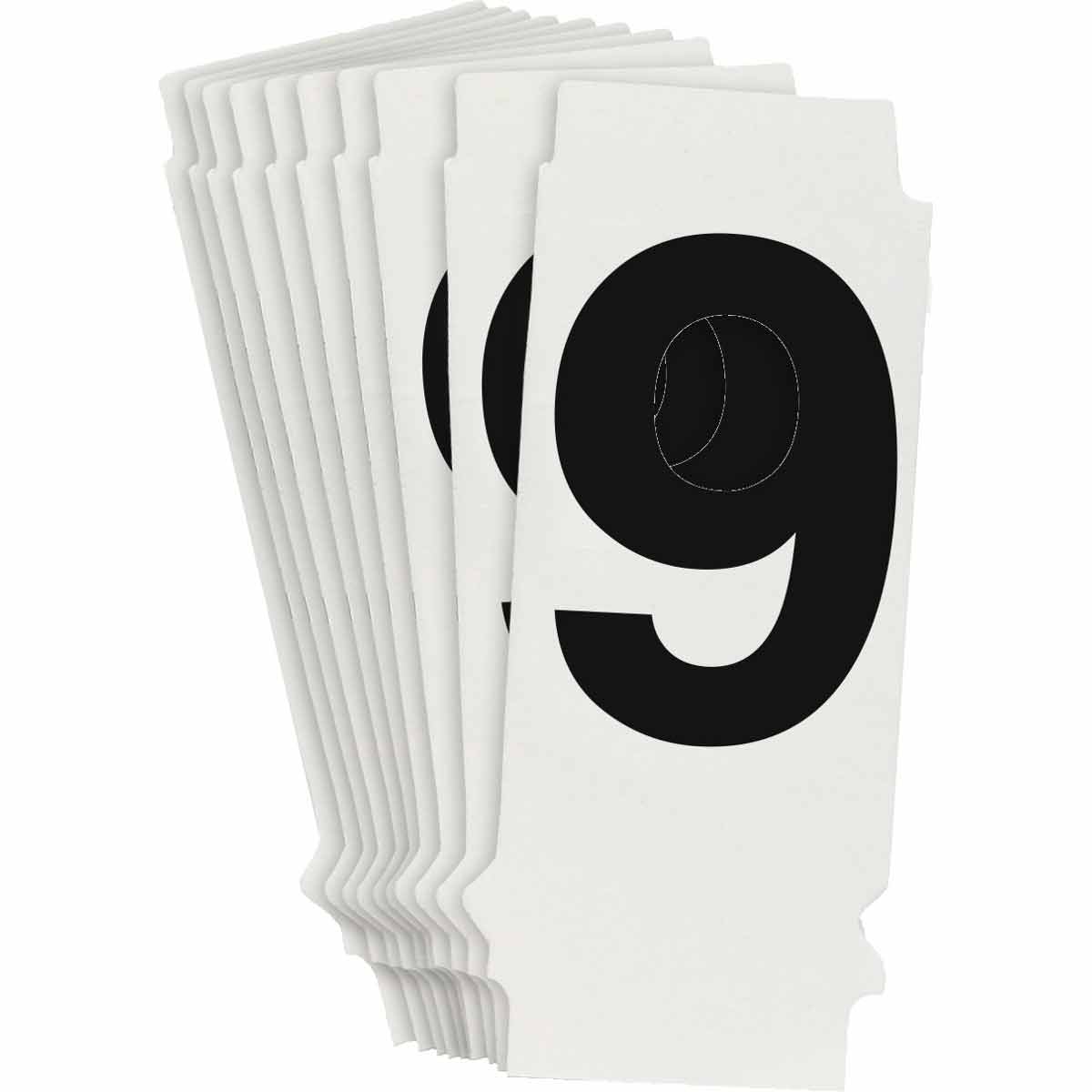 8200P-9 QA 8200 Series B302 1" Lbl, 9 BK 10PK