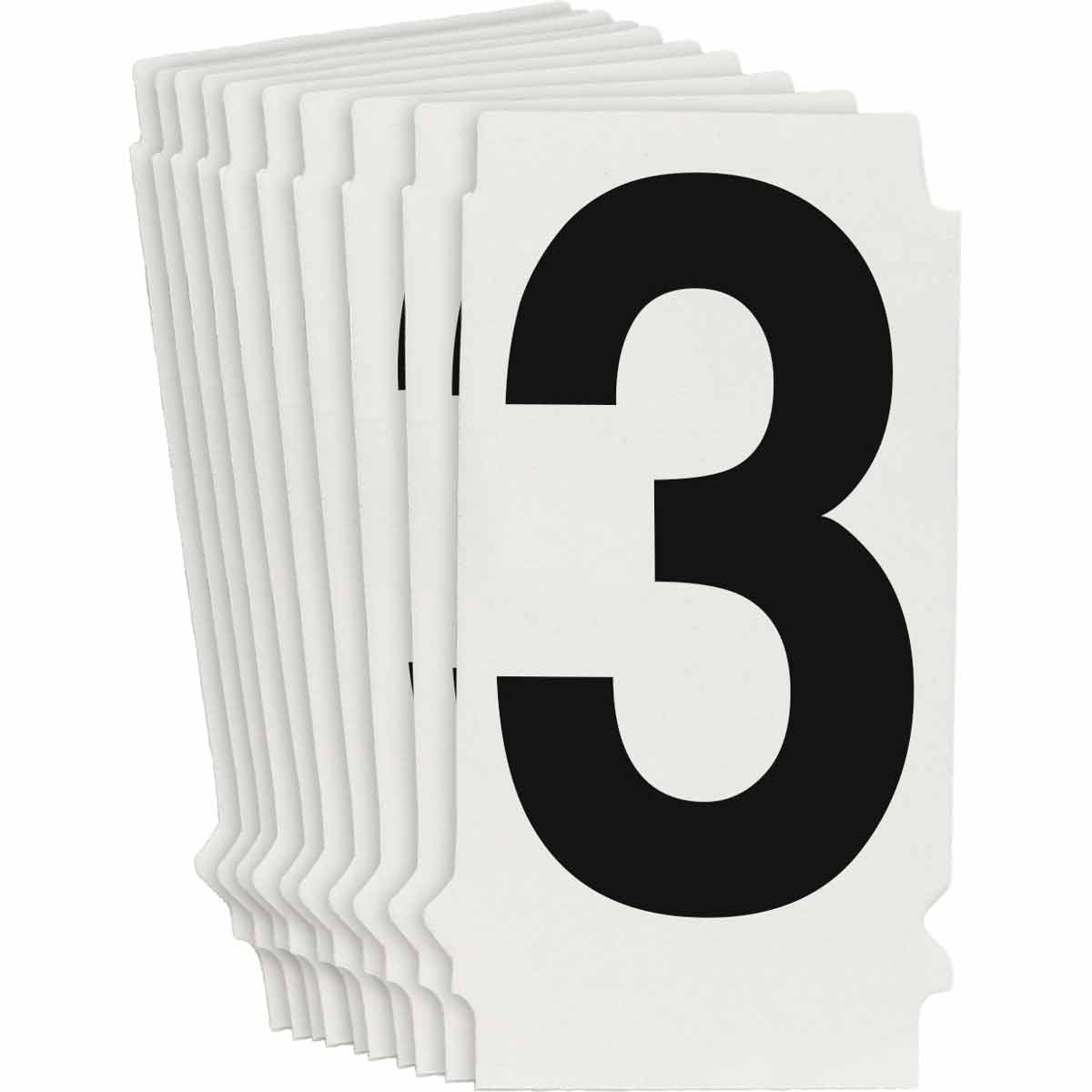 8205P-3 QA 8205 Series B302 1.5" Lbl, 3 BK 10PK