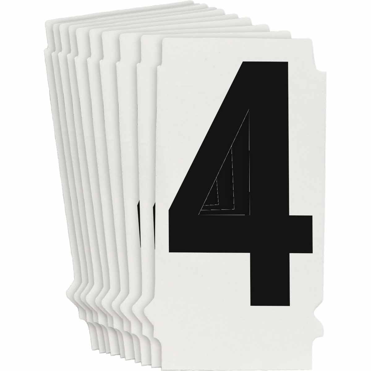 8205P-4 QA 8205 Series B302 1.5" Lbl, 4 BK 10PK