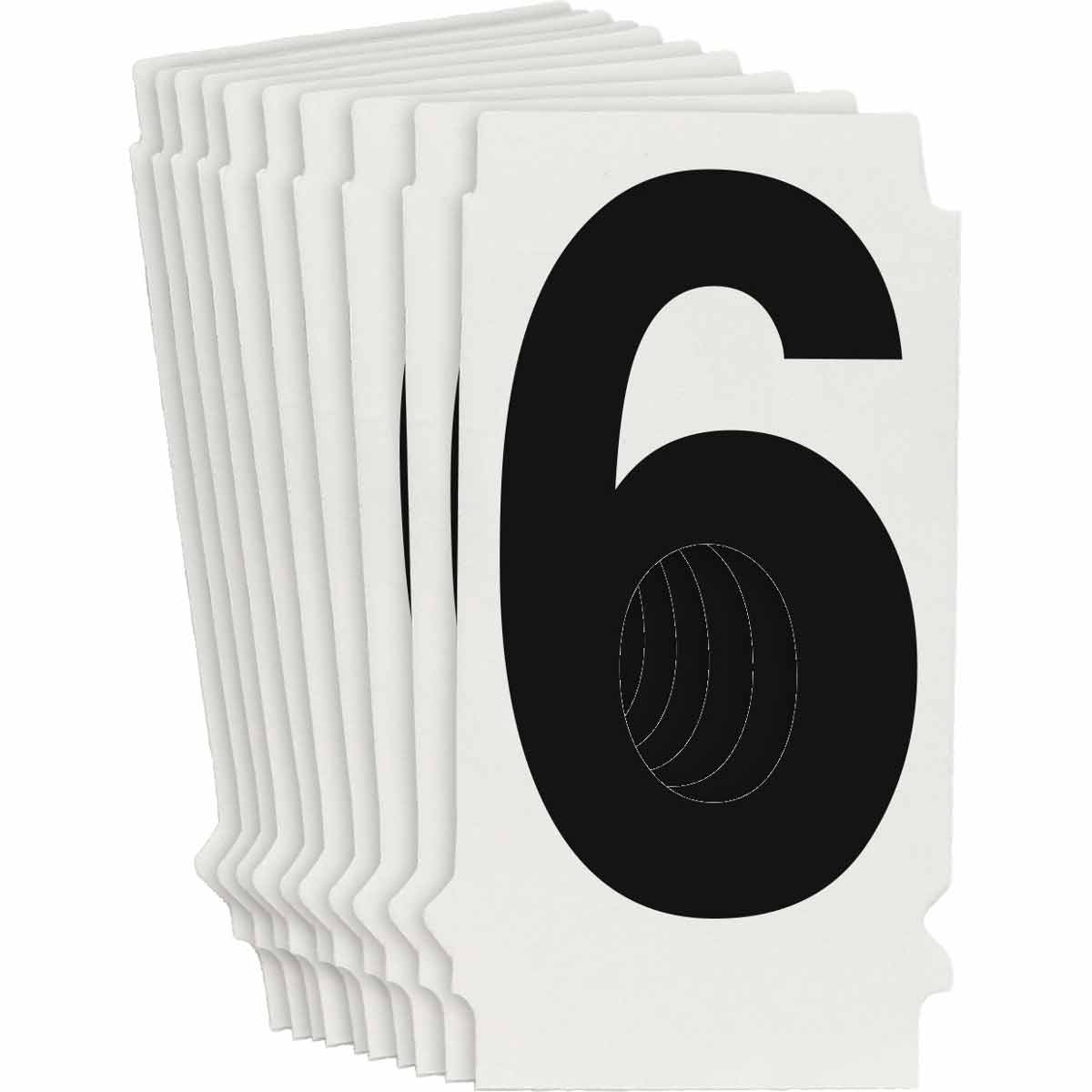 8205P-6 QA 8205 Series B302 1.5" Lbl, 6 BK 10PK