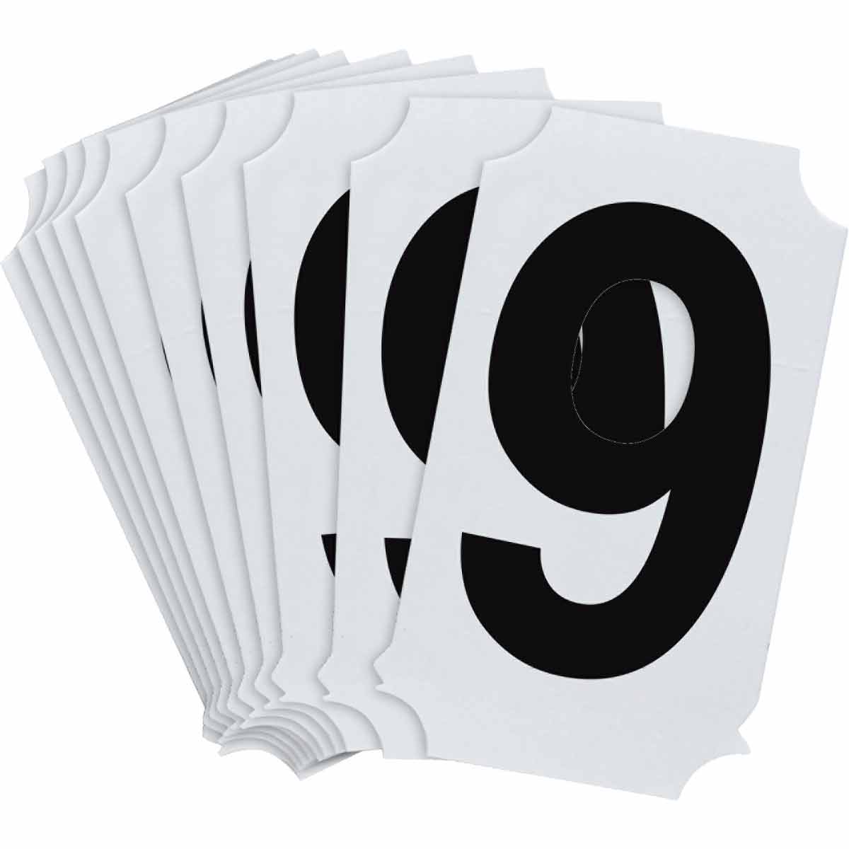 8210P-9 QA 8210 Series B302 2" Lbl, 9 BK 10pk