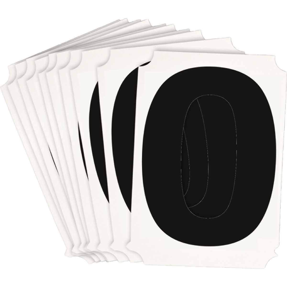 8215P-0 QA 8215 Series B302 3" Lbl, 0 BK 10PK
