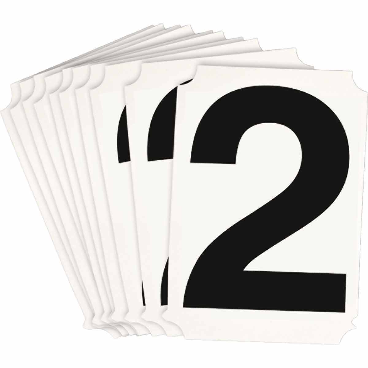 8215P-2 QA 8215 Series B302 3" Lbl, 2 BK 10PK