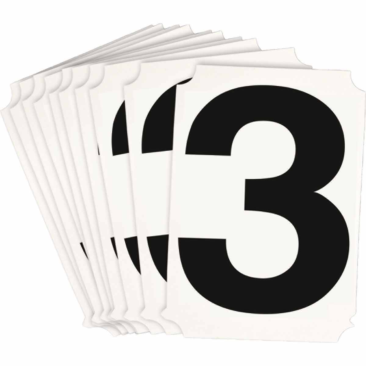 8215P-3 QA 8215 Series B302 3" Lbl, 3 BK 10PK