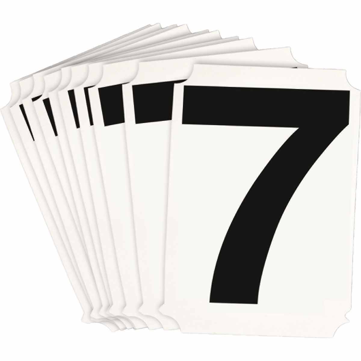 8215P-7 QA 8215 Series B302 3" Lbl, 7 BK 10PK