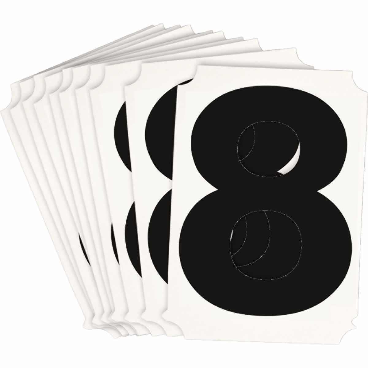 8220P-8 QA 8220 Series B302 4" Lbl, 8 BK 10PK