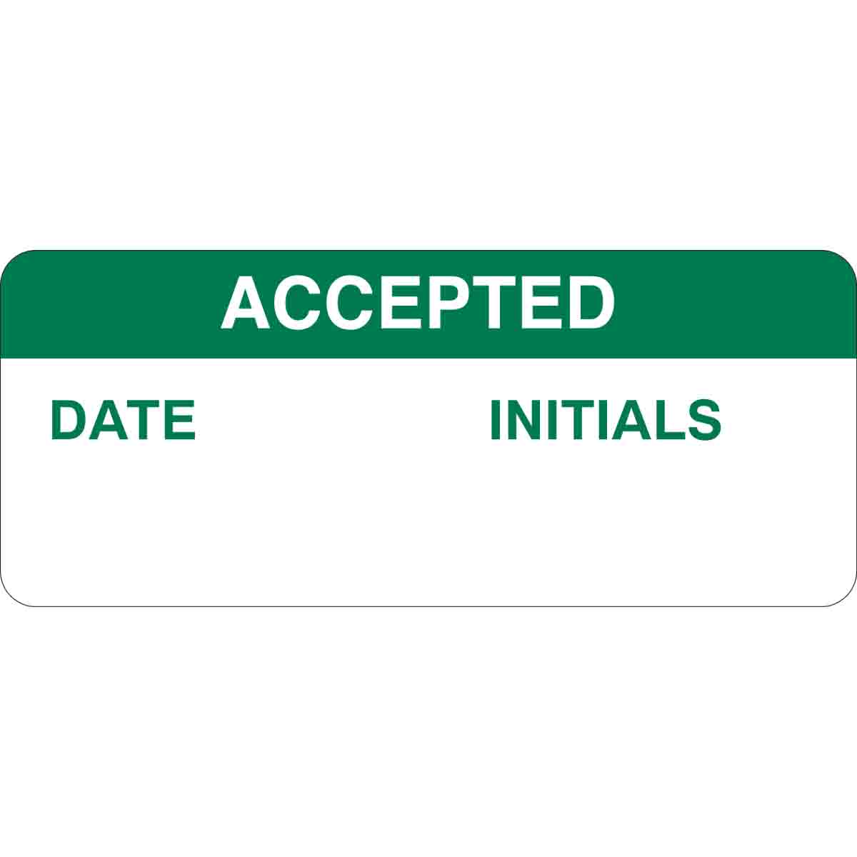 82586 B747 5/8"X1-1/2" GRN/WHT ACCEPTED