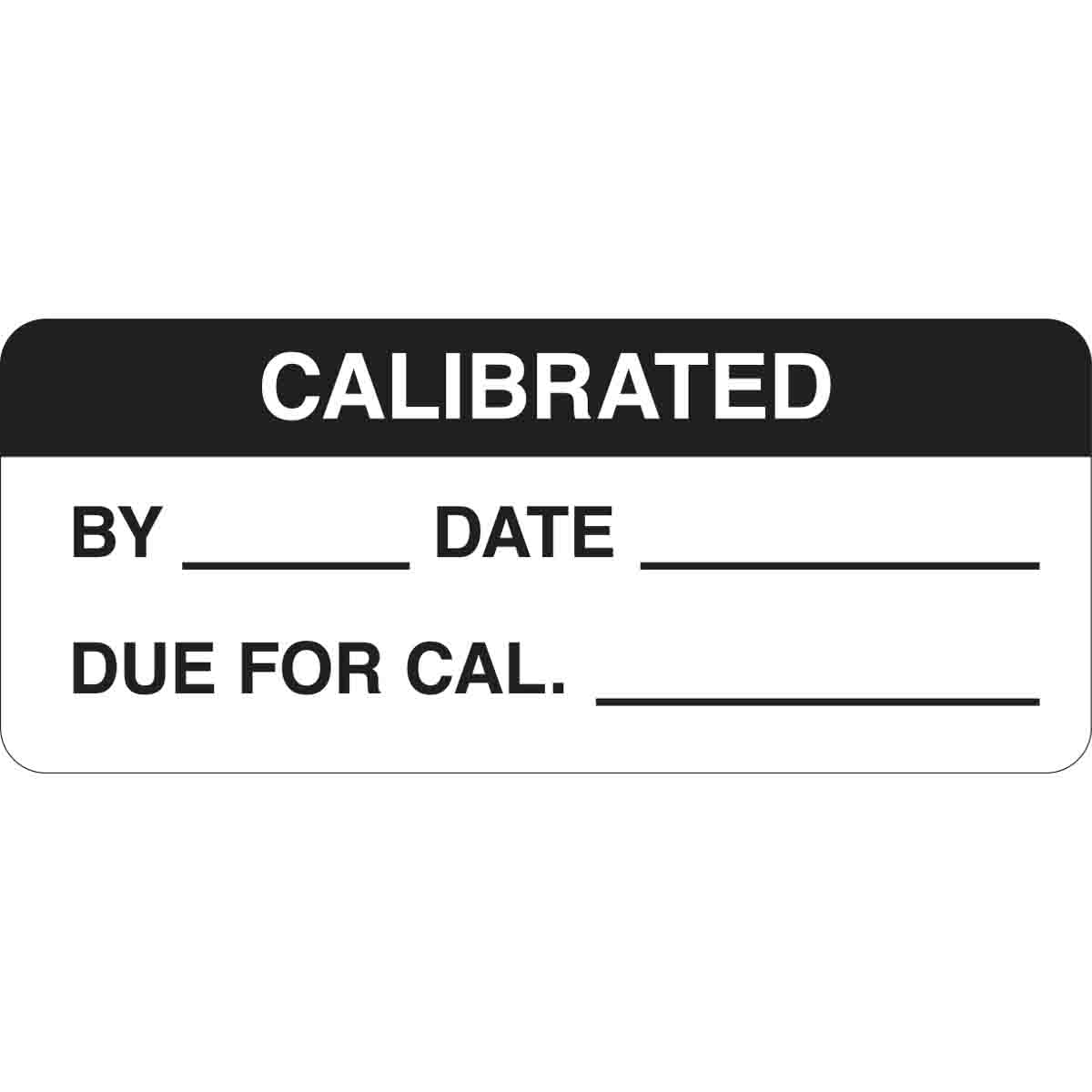 82589 B747 5/8"X1-1/2" BLK/WHT CALIBRATED