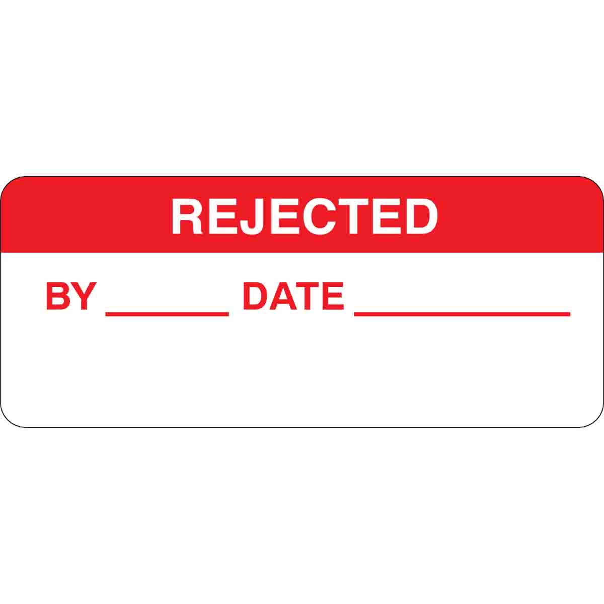82591 B747, 5/8"X1-1/2", RED/WHT, REJECTED