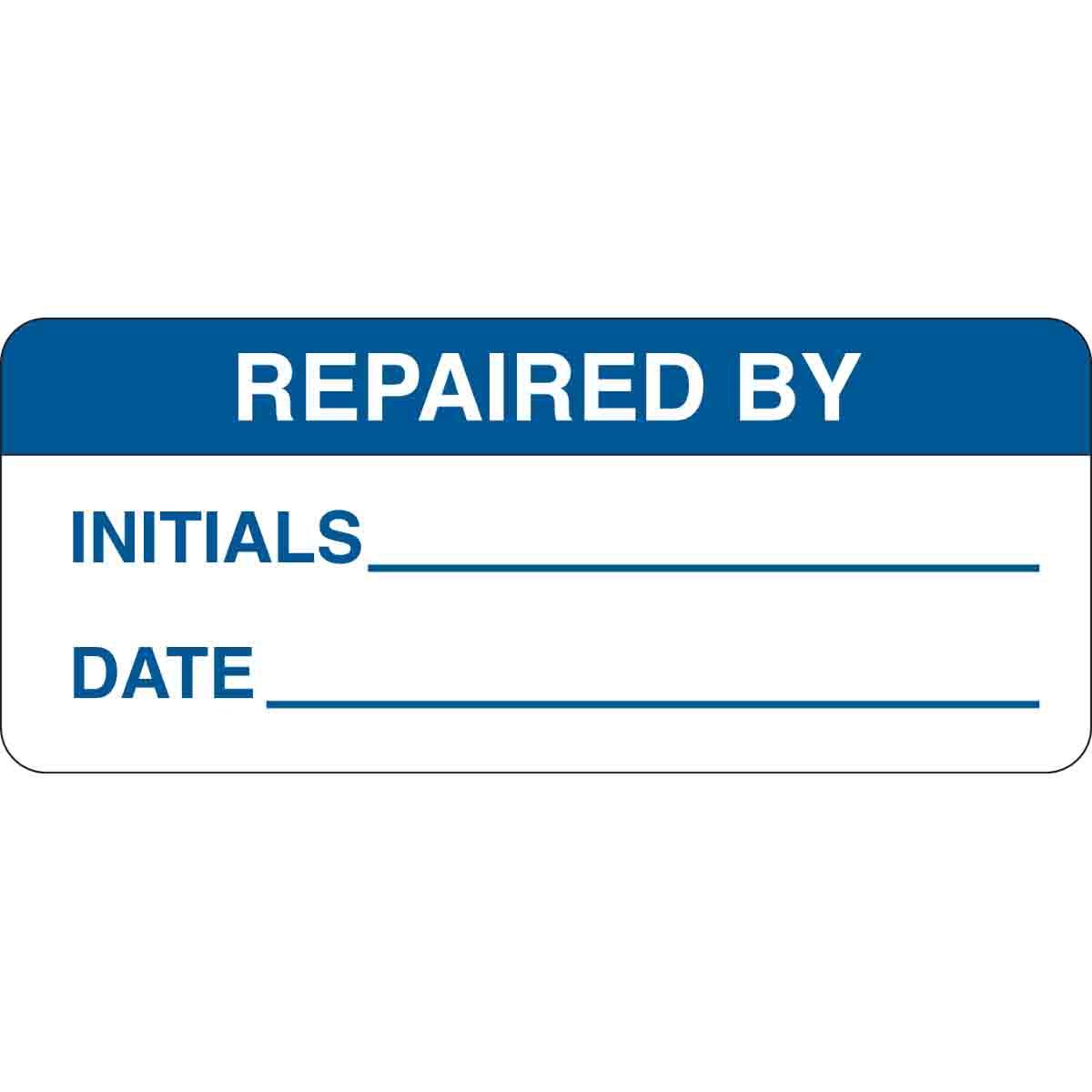 82593 B747, 5/8"X1-1/2", BLUE/WHT, REPAIRED BY