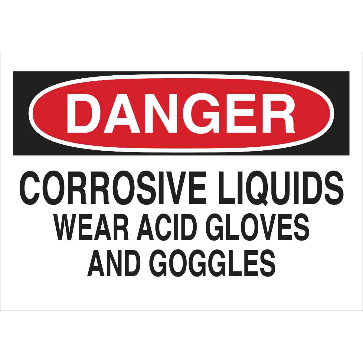 84370 B302-10X14-WK-O-DAN-CORROSIVE LIQUIDS W