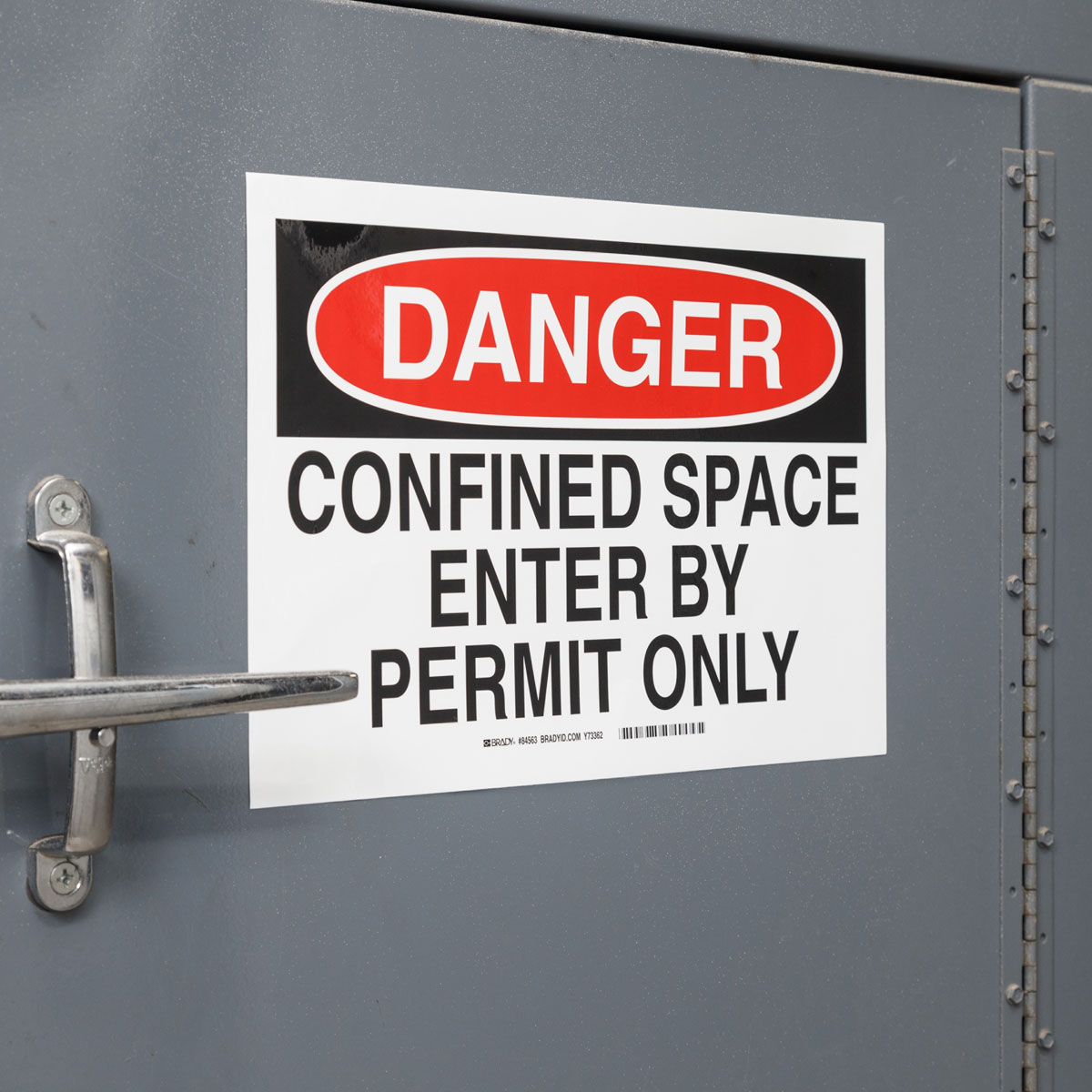 Legend Respirators Must Be Worn In This Area 10 X 14 Brady 70506 Premium Fiberglass Confined Space Sign Legend Respirators Must Be Worn In This Area 10 X 14 Brady 70506 Premium Fiberglass Confined Space Sign